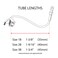 Tweak Hearing Replacement Tubes for Focus+T and Tweakconnect Hearing Amplifiers Dome, Small (1B) Left