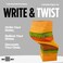 Twist Notes Twistable Notepad Paper Pad with 1,000 Notes Desk Sensory I (Burger)