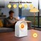 Uneede White Noise Sound Machine with Bluetooth Functionality, Night Light, Portable Bluetooth Speaker with Noise Canceling for Office &amp; Sleeping, Meditation, Gathering (White)