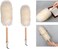 Haoyull Wool Dusters Microfiber Dusting Wand with Bamboo Handle Car Dusters for Home Car Sweeping Dusts