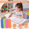 Poola Voidra 64 Pcs Textured Sensory Stickers for Kids Adults