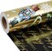 Biobrown Reversible Christmas Wrapping Paper Roll, Nutcracker on Gold Foil