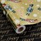 Biobrown Reversible Christmas Wrapping Paper Roll, Nutcracker on Gold Foil