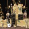 Biobrown Reversible Christmas Wrapping Paper Roll, Nutcracker on Gold Foil