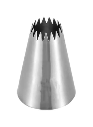 Decorating Piping Nozzle Silver 5cm