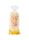 Restaurantware Bag Tek Clear Plastic Popcorn Bag - 17" x 7" x 0" - 100 count box