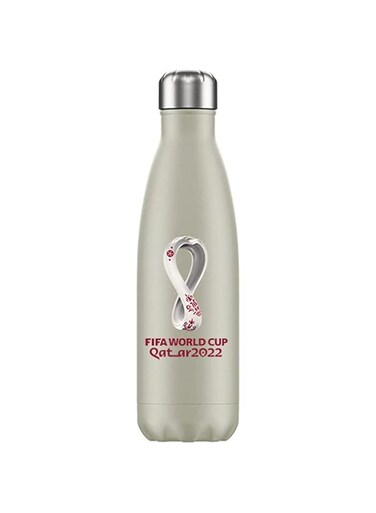 Fifa World Cup Qatar 2022 Stainless steel Vacuum Double Wall Bottle 500ml Cream, RT5011024