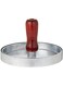 Burger Press, Round Shape - Silver Brown