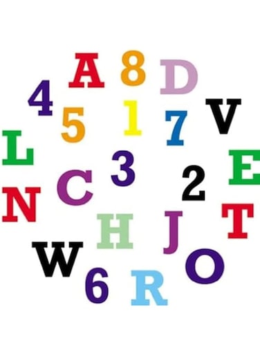 bpa Upper Case Block Alphabet &amp; Number Tappit Cutters Set