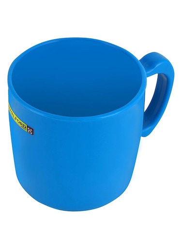 Cup Large Coffee And Tea Mug, Traditional Small Tea Mug, Thick Wall Small Portable Mug Ideal For Hot And Cold Drinks With High Grip Handle Blue Assorted Colour