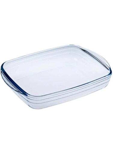Arcuisine Glass Rectangular 13.75 x 8.65 Inch Roaster Pan