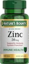 Nature's Bounty Zinc Chelated 50 mg, 100 Caplets