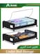 Under Bed Storage with Wheels, XXL 60L Under Bed Storage Containers, under the bed storage Organizer with Clear Lids - Rolling Drawers &amp; Bins for Clothes,Shoes,Toys, 2-Pack (Black)