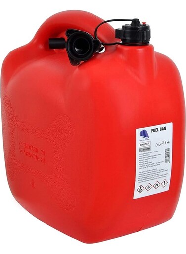 Apex Jerry Can Pvc Fuel Can Container For Oil Petrol Diesel Storage Moving Red Cans Un Regulations Approved Heavy Duty Backup Petrol Tanks Mount For Motorcycle Suv Atv Most Cars 10 Ltr