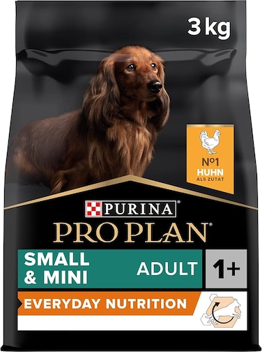 Purina Pro Plan Everyday Nutrition Small and Mini Adult, Dry Dog food with Chicken, 3 kg