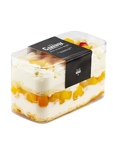 12-piece Disposable Plastic Transparent Dessert Container