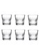 6 Pieces Luzia Whisky Tumbler, 300 Ml, 89 Mm Height, 89 Mm Diameter Clear
