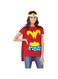 Rubies Women's DC Comics Wonder Woman T-Shirt with Cape and Headband