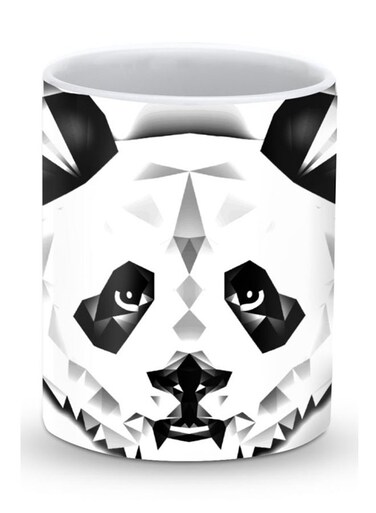 Premium Poly Panda Designer Mug Black/White