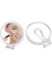 SNOWFLAKES SNOWFLAKES 6.1''10x Double-Sided Makeup Mirror,Folding Handheld Mirror,1X/10X Magnification Mirrors.