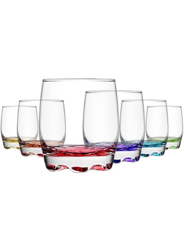 Lav-Coral Adora Glass 290Cc 6Pc St