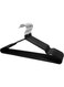 Feelings Metal Hanger PVC Coated Black 12Pcs Set 40Cm