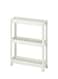 Trolley with Casters for Kitchen, Bedroom, Bathroom, Office, Laundry Room and Garage White