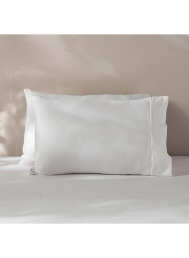 Home Eminence Living 2-piece Pillowcase Set 50x75cm - White