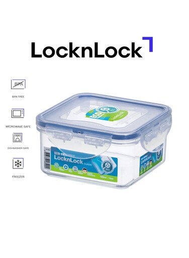 Square Food Storage Container 420ml Airtight Leakproof Lid, BPA-Free, Microwave, Freezer &amp; Dishwasher Safe, Mini Food Storage for Snacks, Leftovers &amp; Meal Prep