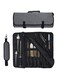 THE WHITE SHOP Chef Knife Bag Roll Up Knife Bag Pouch for Kitchen Utility Tool and Travel Storage, Waxed Canvas Knife Cultery Carrier, Portable Chef Knife Cases, Knife Pouch Holders(16 Pockets)