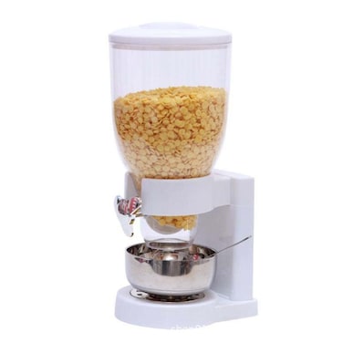 Tradeo Fresh &amp; Easy Cereal Dispenser Dry Food Storage Container with Portion Control Knob