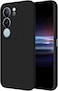 Vivo Y19s Liquid Silicon Case, Soft Microfiber Lining Cushion Slim Shell Shockproof Protective Soft Gel Rubber Matte Finish Cover Camera Protection Case for Vivo Y19S 2024 (Black)