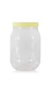 Sunpet Alsaqer Round SpiceJar/Pet Jar/Plastic Food Storage Jar 3000 ml Capacity Clear