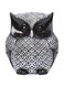 Artpaul Owl Statue Home Decor Accents Small Decor Items for Shelf Owl Figurines Home Decorations for Living Room Office Bedroom, Gifts for Owl Lover (Silver)