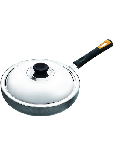 Anjali Ns Fry Pan With Lid Diamond Series 240 Mm