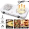 2000W Double Hot Plate Electric Cooker with Dual Burners Adjustable Temperature Control Stove