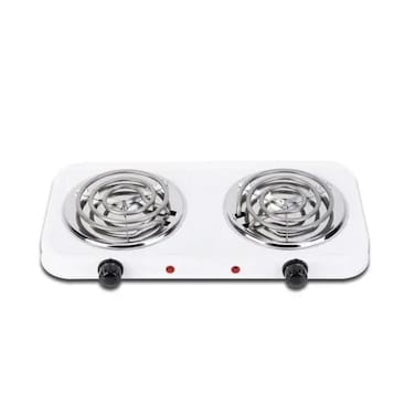 2000W Double Hot Plate Electric Cooker with Dual Burners Adjustable Temperature Control Stove