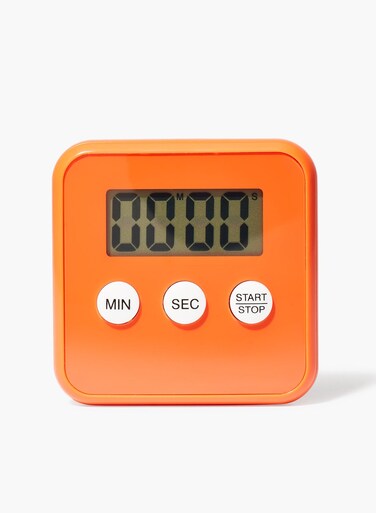 Mini Digital Kitchen Timer - Kitchen Accessories - Kitchen Tools - Orange/White Orange/White