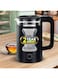 iBELL GEKB17M BLACK Glass Electric Kettle, Glass Kettle, 1500 W, 1.7 Litres, with LED Light, Tempered Glass, Auto Cut Off Function, 360 Degree Rotating Base, Black