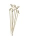 International Pack Of 50 Bamboo Appetizer Knot Picks Brown
