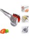 Multi-Functional Fruit Slicer &acirc;&euro;&ldquo; Handheld Round Tongs for Lemon, Tomato, Onion, Kiwi (1 Pc).
