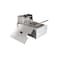 6.5 L Electric Fryer, 2500W Deep Fat Fryer with Frying Basket, Stainless Steel Countertop Fryer.