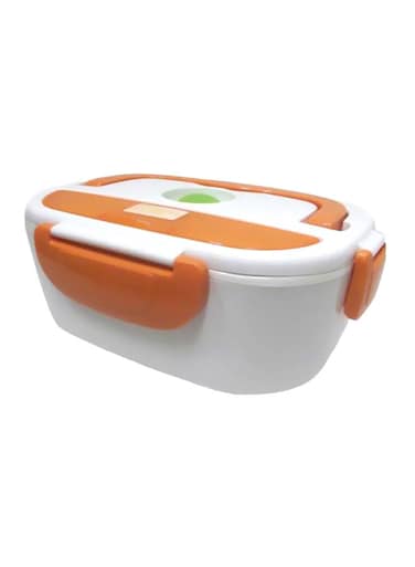 Heating Lunch Box White/Orange