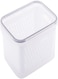 Akdc Storage Box W/Drainer Clear, Greym220