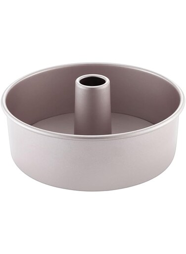 CHEFMADE Angel Food Cake Pan, 8-Inch with Removable Loose Bottom Non-Stick Chiffon Tube Pan 2-Cups for Oven and Instant Pot Baking (Champagne Gold)