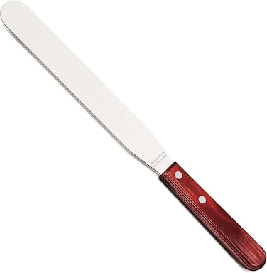 Wooden Handle Palette Knife Spatula, 12.6 inches, Red