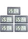 EEEkit 5 Pack Mini Thermometer Hygrometer, Small LCD Digital Temperature Humidity Meter Thermometer and Humidity Gauge Celsius Display for Cars/Home/Office/Greenhouse/Incubator(℃)
