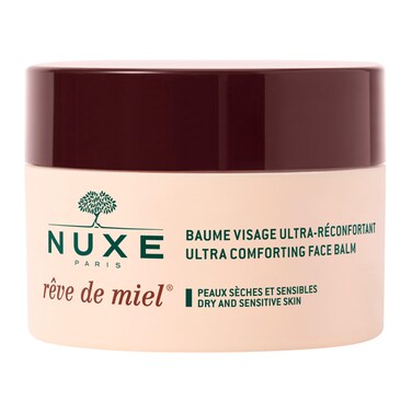 NuxeR&Atilde;&ordf;ve de Miel Ultra Comforting Face Balm - Nourishing Cream for Dry &amp; Sensitive Skin, 1.7 Oz