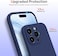 Compatible with iPhone 16 Pro Max Case 6.9", with 1 x Screen Protector, Silicone Case Comprehensive Protection Cover Slim Shockproof Gel Rubber Flexible Phone Case for Iphone 16 Pro Max Blue