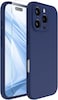 Compatible with iPhone 16 Pro Max Case 6.9", with 1 x Screen Protector, Silicone Case Comprehensive Protection Cover Slim Shockproof Gel Rubber Flexible Phone Case for Iphone 16 Pro Max Blue